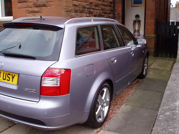 Day I picked up our A4 1.9Tdi Quattro Avant fron Harrogate Audi. Lovely car, remapped to 180BHP!