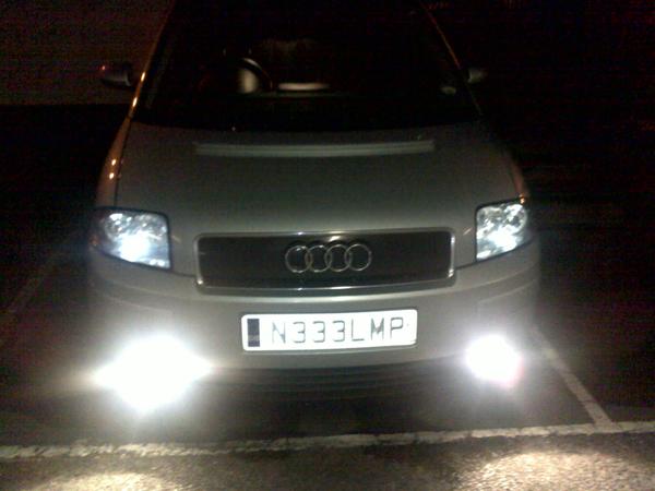 LED with fogs